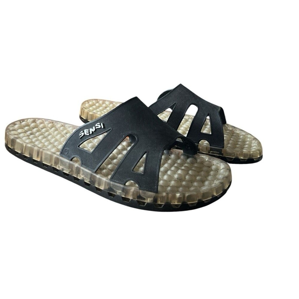 SENSI Womens Slip On  Spa Sandals  Made In Italy Size 11-12